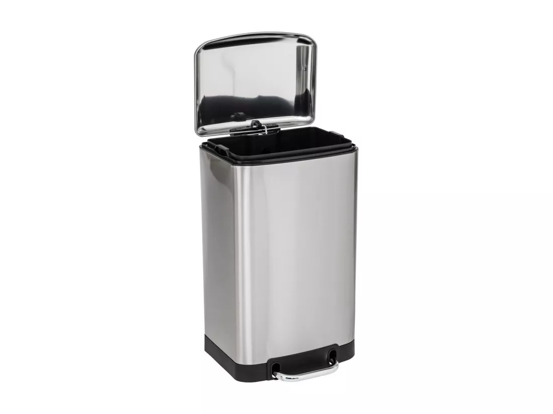 Poubelle 20 Litres en Inox ouverture à pédale