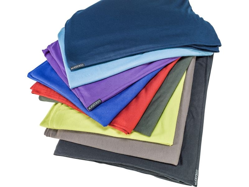 cocoon Coolmax Travel Blanket, 180 cm x 140 cm, Schwarz Superleichte Reisedecke
