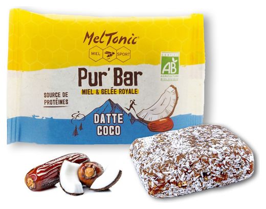 Barre énergétique Meltonic Pur'Bar Bio Datte/Noix de Coco - 50g