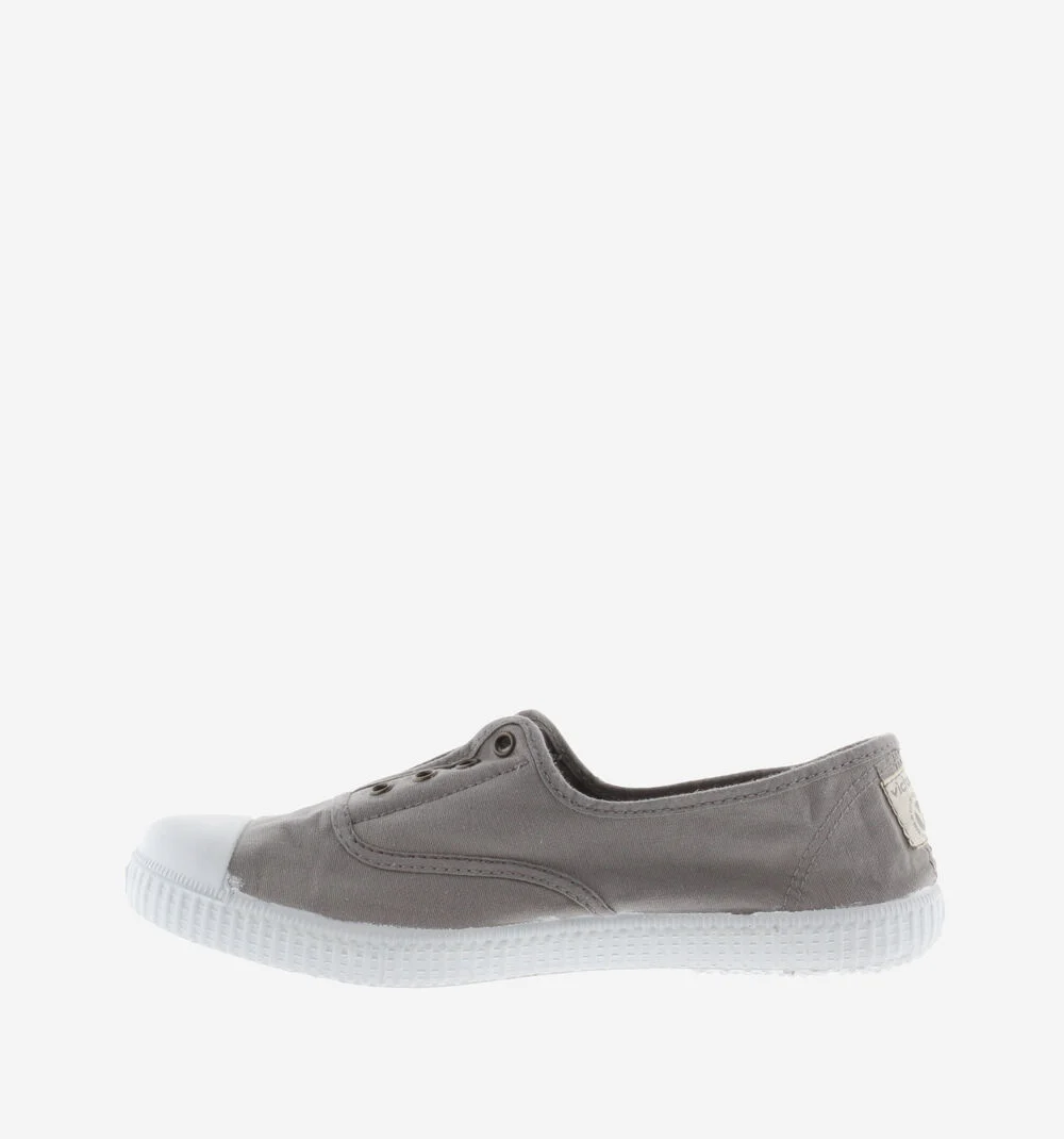 1915 INGLESA TENNIS TOILE DREC® ÉLASTIQUE Baskets en toile avec élastique pour femme GRIS