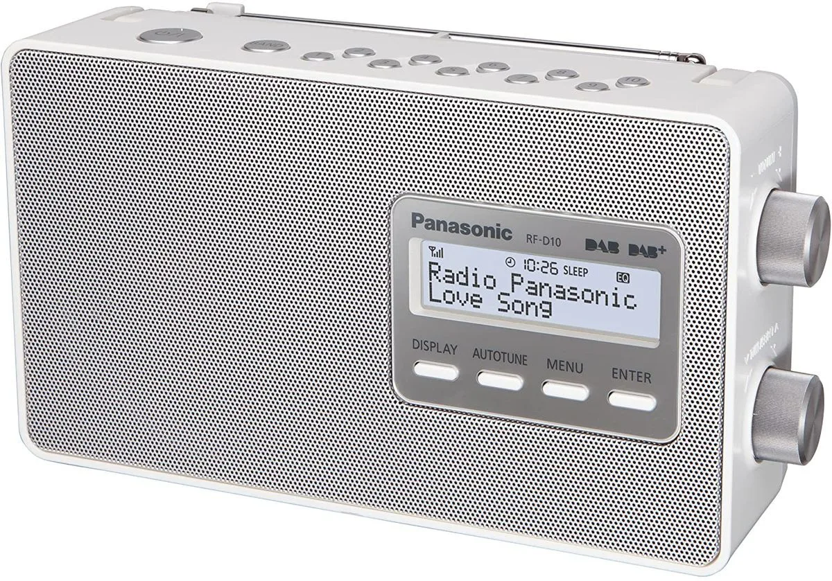 Panasonic RF-D10 Blanc Radios portables