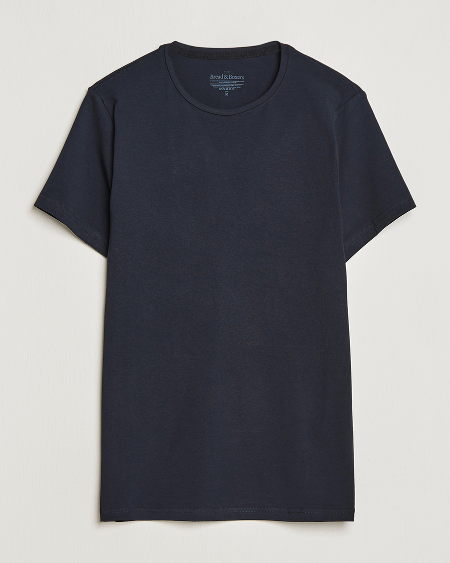 Bread & Boxers 2-Pack Crew Neck Tee Dark Navy