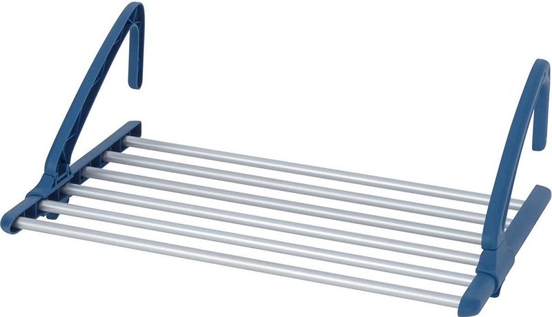 WENKO - Aluminium Wasdroger - Uitschuifbaar - Voor Balkon - Drooglengte 6 Meter