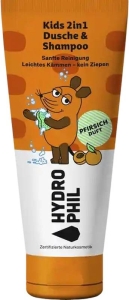 Hydrophil 2in1 Dusche Die Maus Pfirsichduft, 200 ml