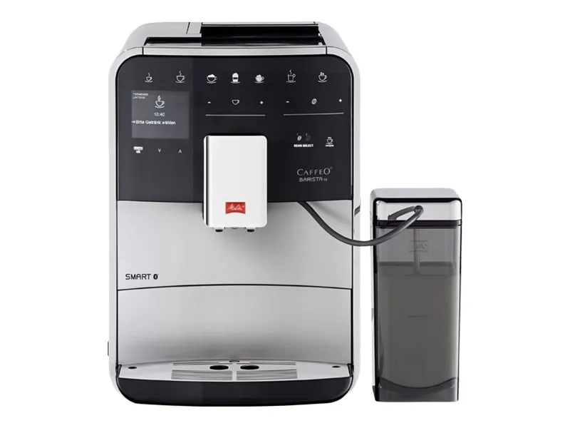 Melitta CAFFEO Barista TS Smart - Automatisk kaffemaskine med mælkeskummer - 15 bar - sølv