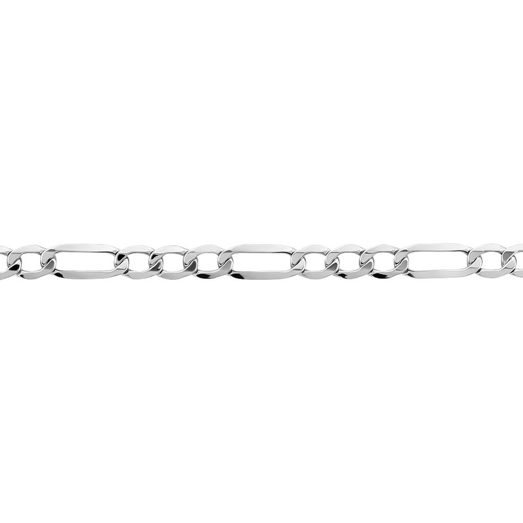 Bracelet Cameo Alternee 1/3 Or Blanc