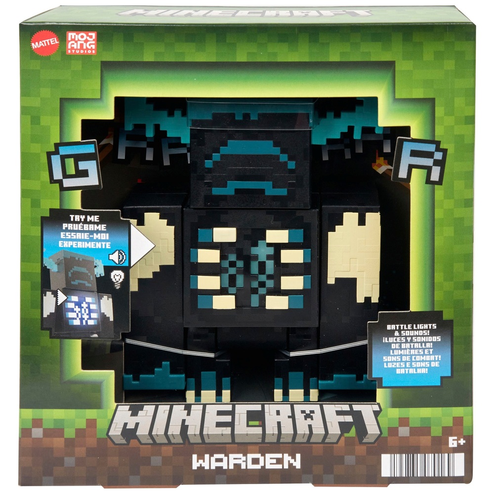 Minecraft Die Wächter-Figur mit Licht- und Soundeffekten