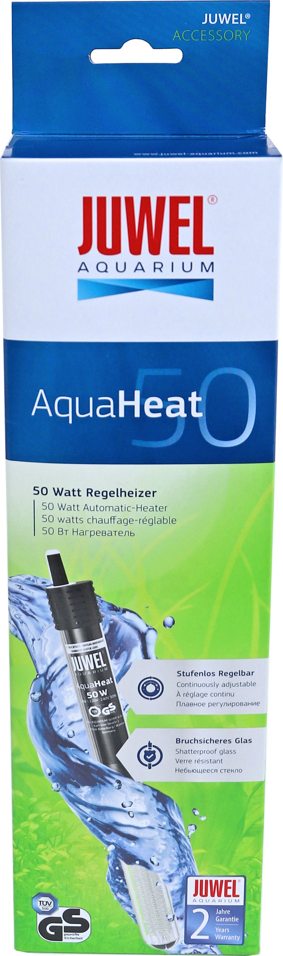 Juwel aquarium verwarming zwart 50 W