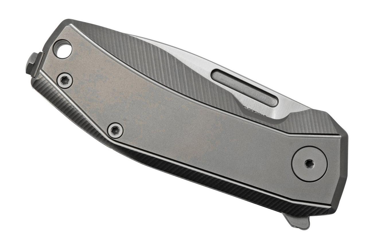 LionSteel Nano NA01-GY, Frame Lock, Magnacut, Grey Titanium, zakmes