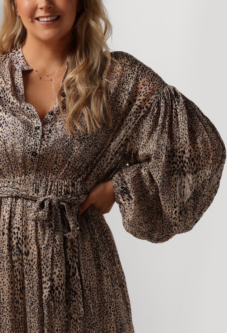 OMODA ATELIER zand omoda atelier maxi jurk x florine maxi dress