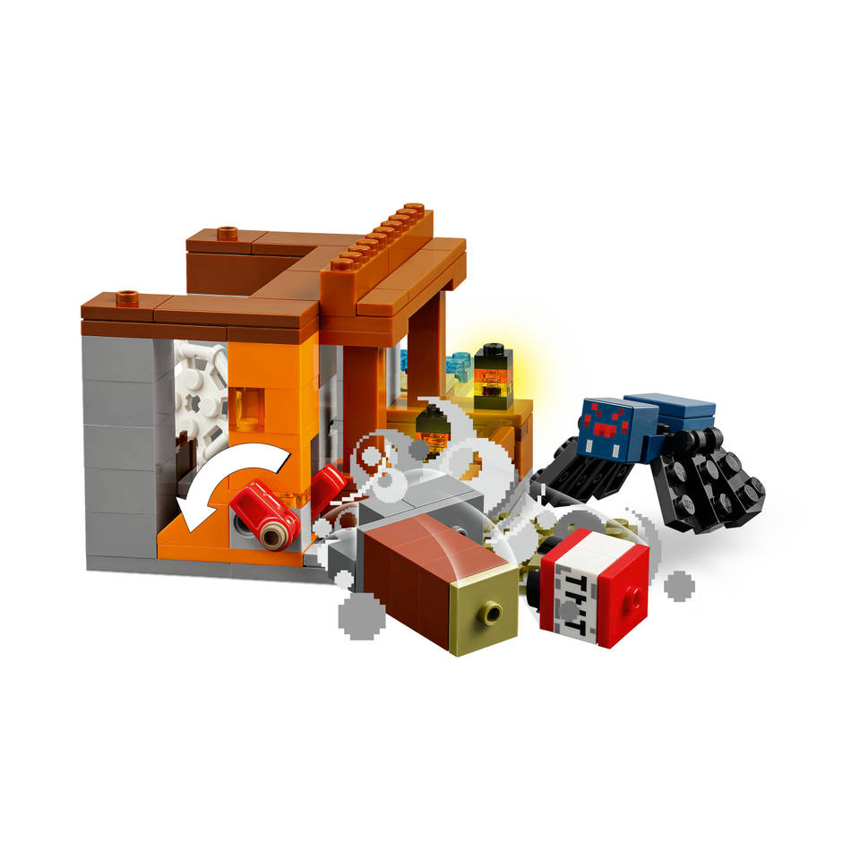 LEGO Minecraft de gordeldieren bij de mijn 21269