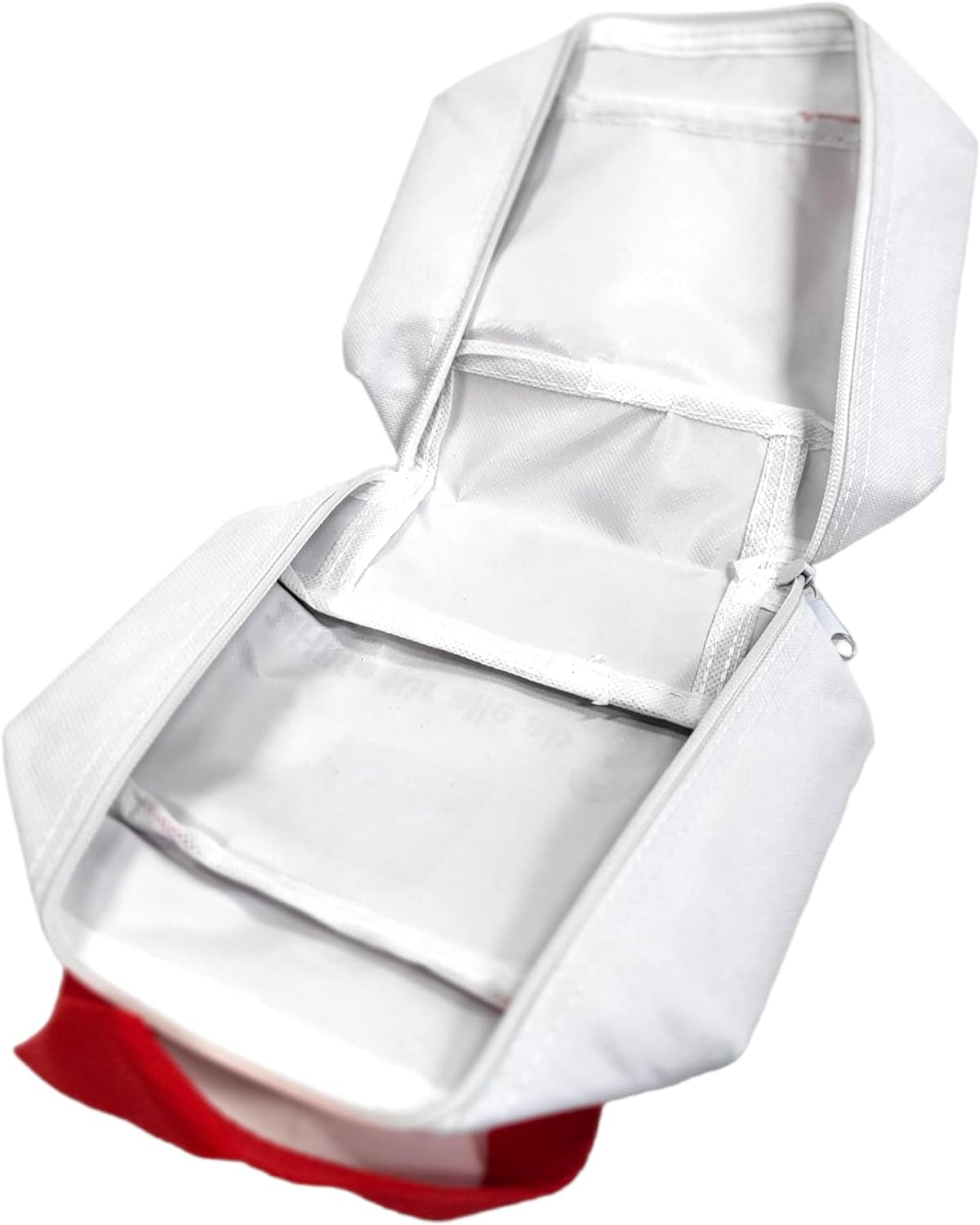 (11x19cm) Erste Hilfe Tasche 30. Geburtstags Notfall Geschenk Beutel zum Befüllen - Weiss / Rot