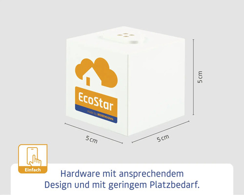 EcoStar homee Brain smart home hub voor garagedeuren en poortaandrijvingen LIFTRONIC 700 II en LIFTRONIC 800 II