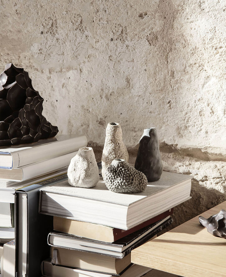 ferm LIVING Vulca Mini Vase - Off-white stone Off-white stone