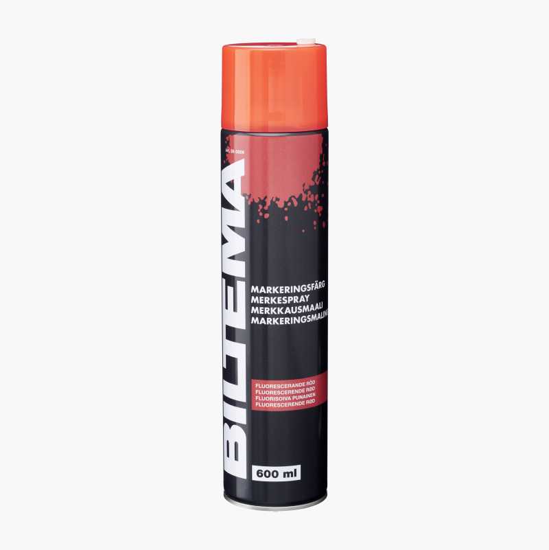 Merkespray, fluorescerande rød, 600 ml