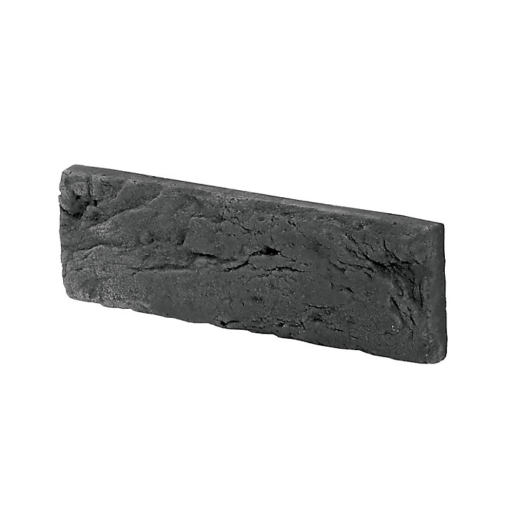 Angle plaquette de parement effet pierre gris Beli L.38,5 x l.13 cm Stegu