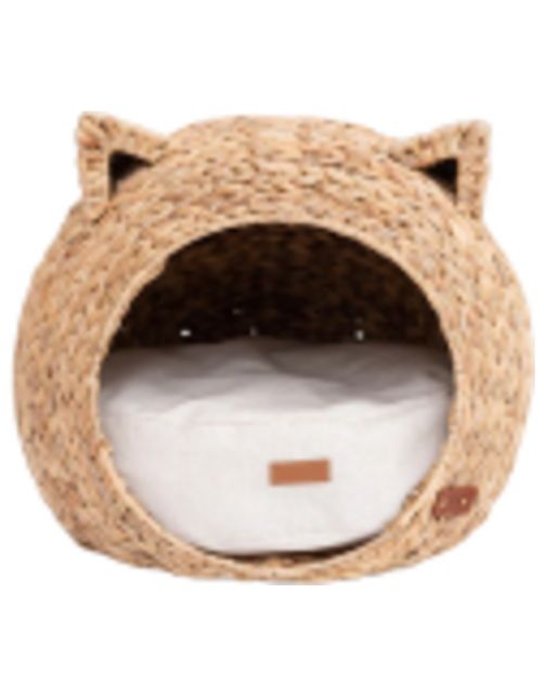 Pet & Co. Katten Cave Simba - Kattenbed - 42x40x41 cm Lichtbruin