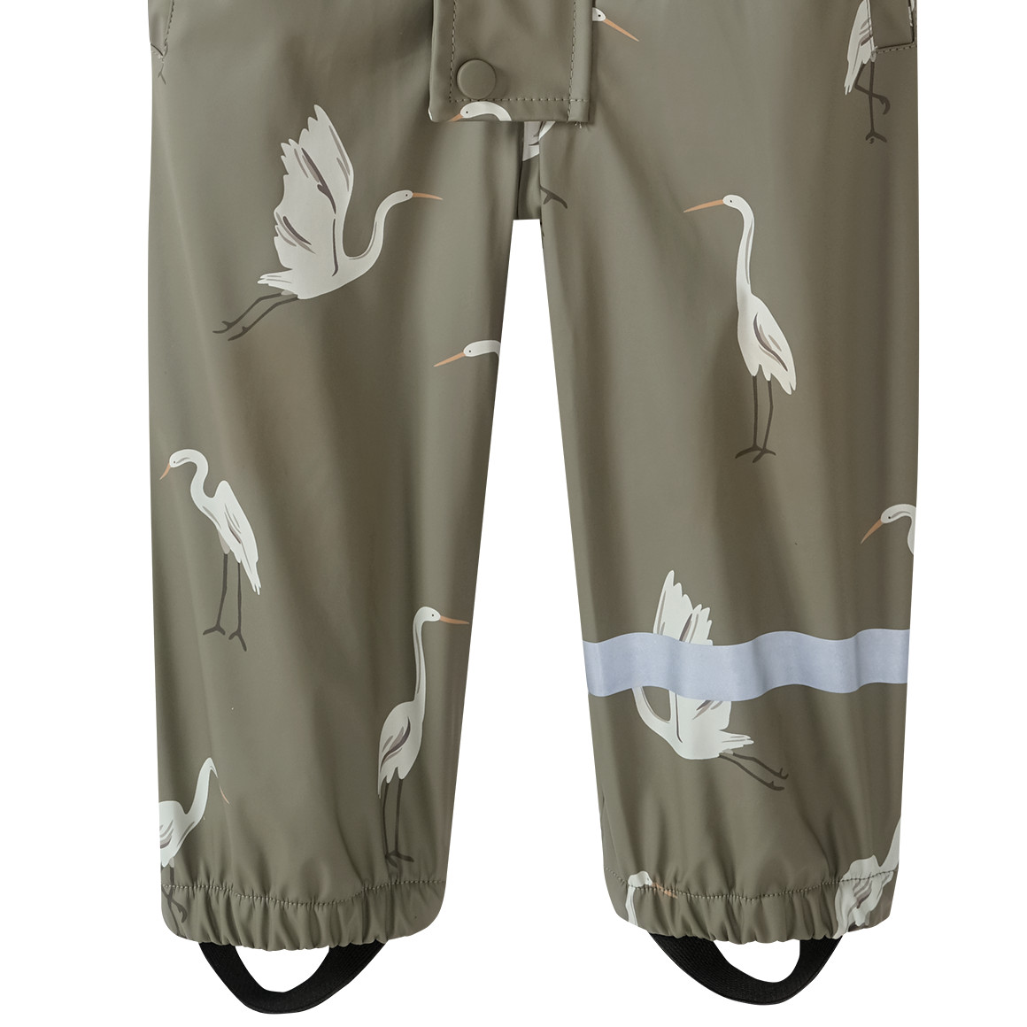 Topomini Pure Collection Baby Regenoverall mit recyceltem Material oliv