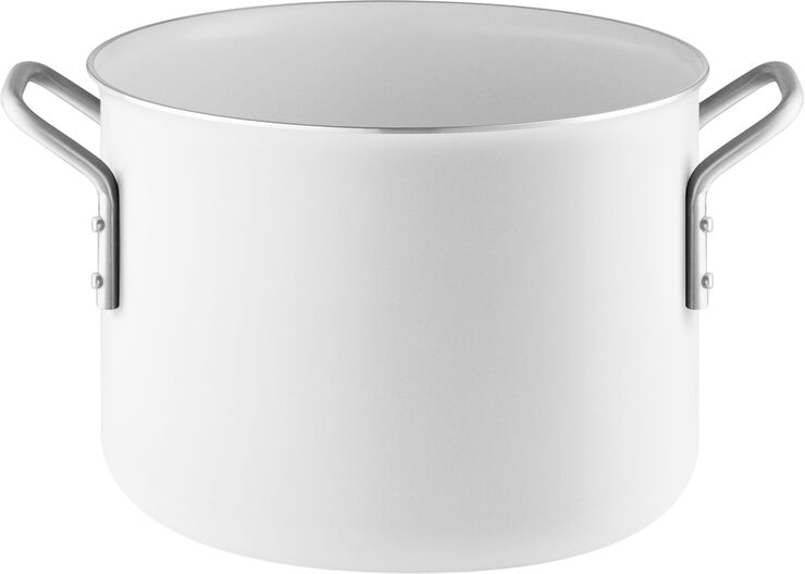 Eva Trio White Line Gryde 4,8 l 20 cm keramisk Slip-Let® belægning White