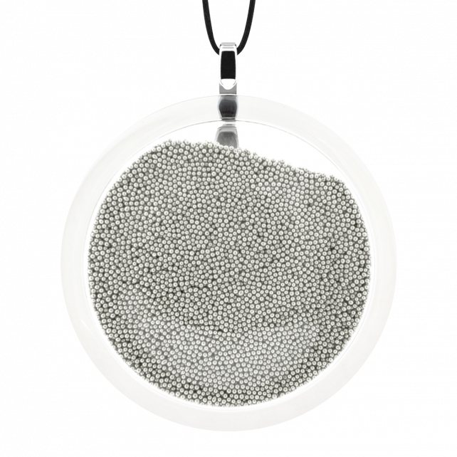 Pendentif en verre soufflé - Cachou Giga Billes