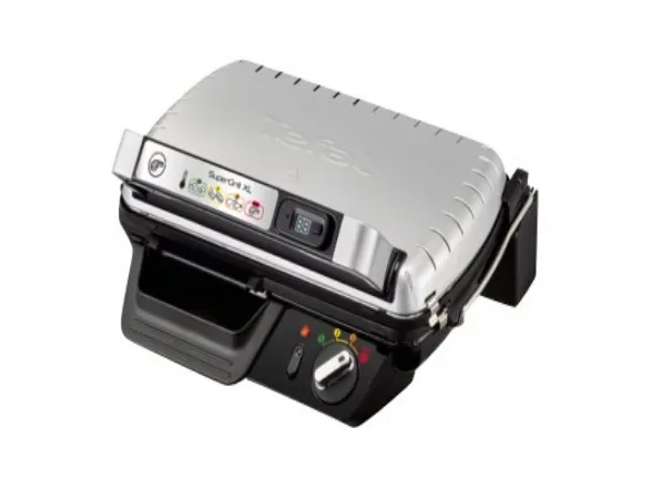 Tefal SuperGrill GC461B34 - Grill - elektrisk - 800 cm2 - sort/ sølv