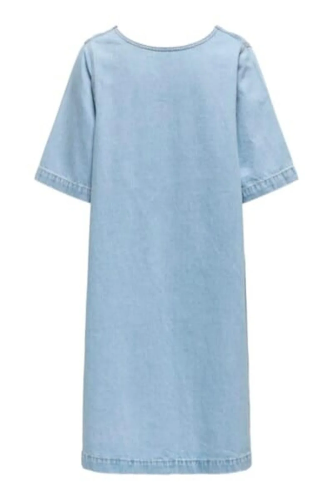 Only Onlgigi S/S A-Shape Dress Azg 4685186 light blue denim