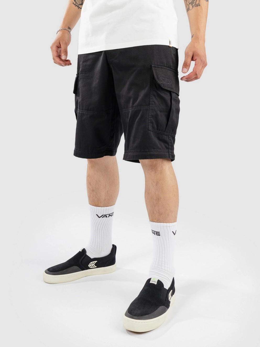 Empyre Sk8 Zip Off Cargo Pants black