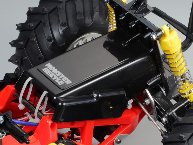 Tamiya Monster Truck Monster Beetle, RWD, Bausatz mit ESC, 2WD Monstertruck mit VW Käfer Karosserie