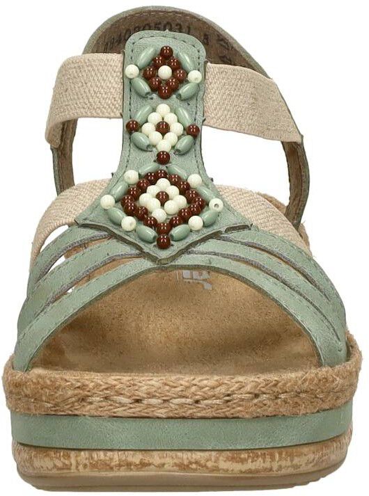 Rieker Sandalen Plat mint