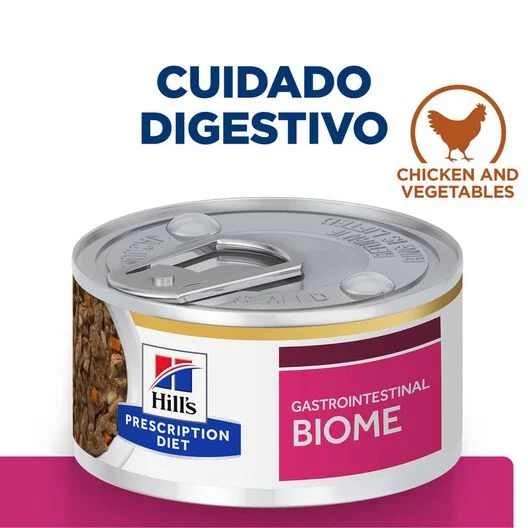 Hill's Prescription Diet Gastrointestinal Biome Ensopado de Frango em Lata para Gatos