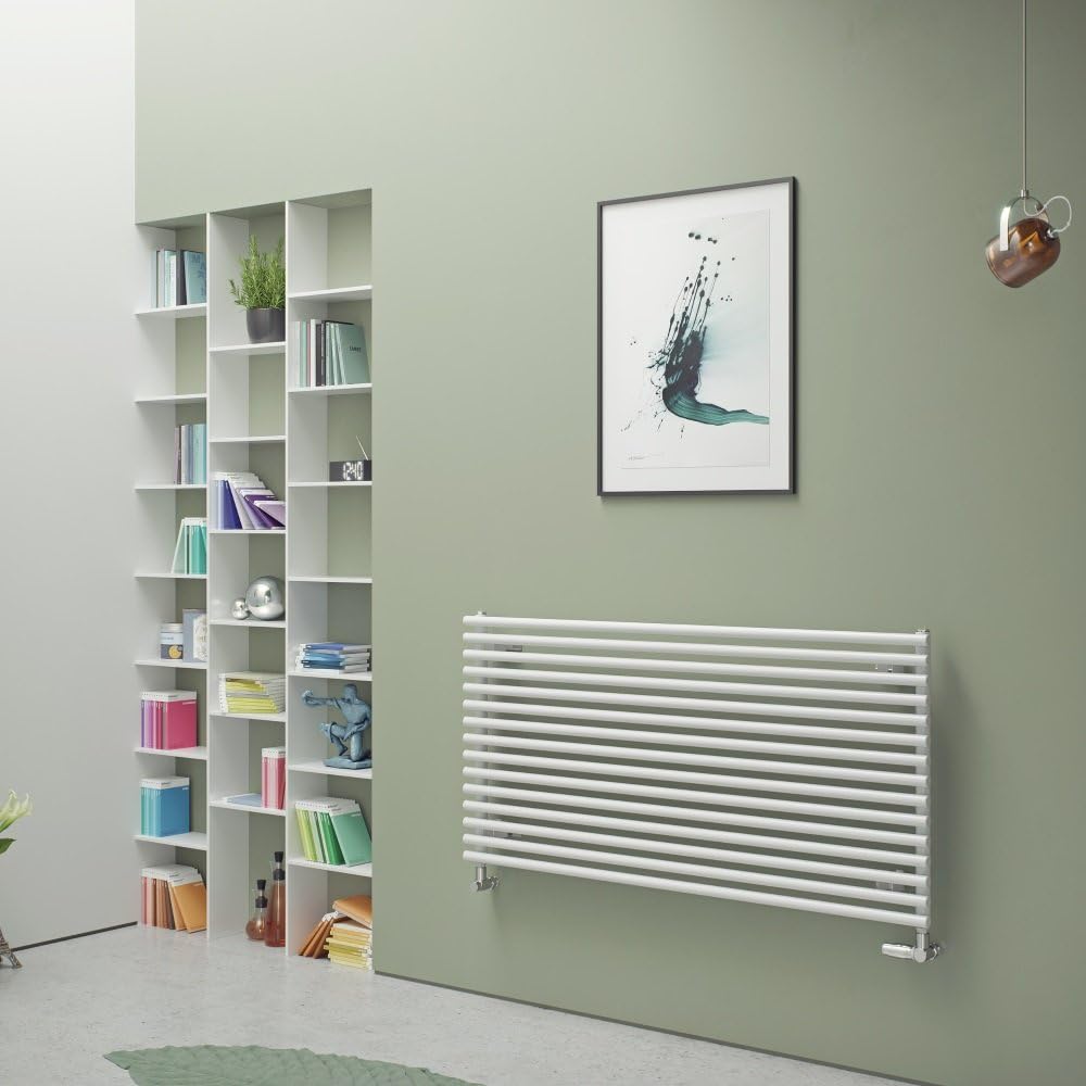 XIMAX Raumheizkörper GAMBA horizontal (RAL 9016, weiß), Höhe 590 mm x Breite 1600 mm
