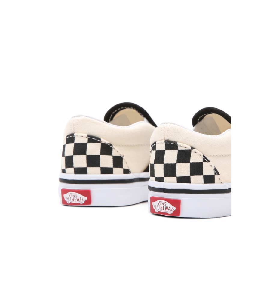 Vans Zapatillas Checkboard Classic Slip-On branco, negro