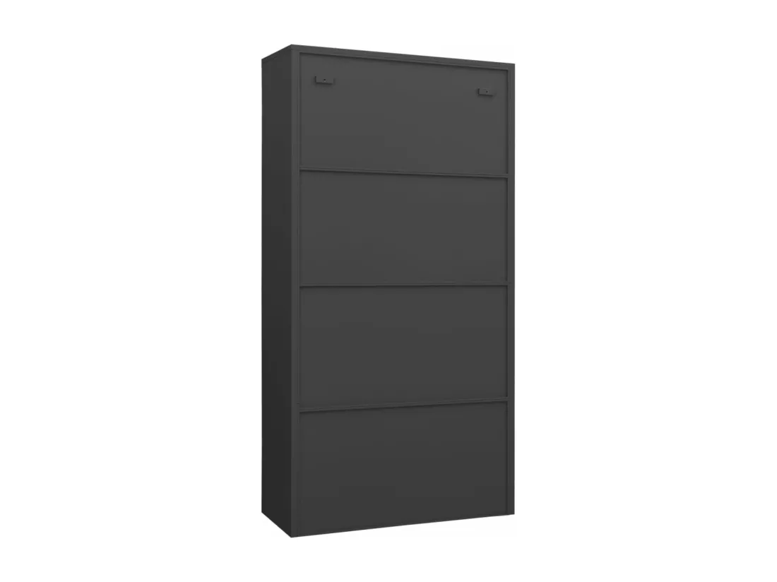 Armoire à casiers Anthracite 90x40x180 cm Acier