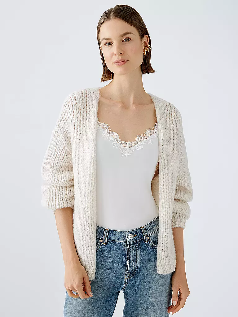 OUÍ Strickjacke beige
