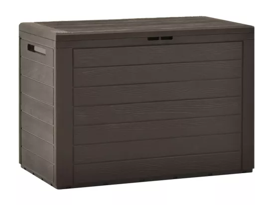 Boîte de rangement de jardin Marron 78x44x55 cm