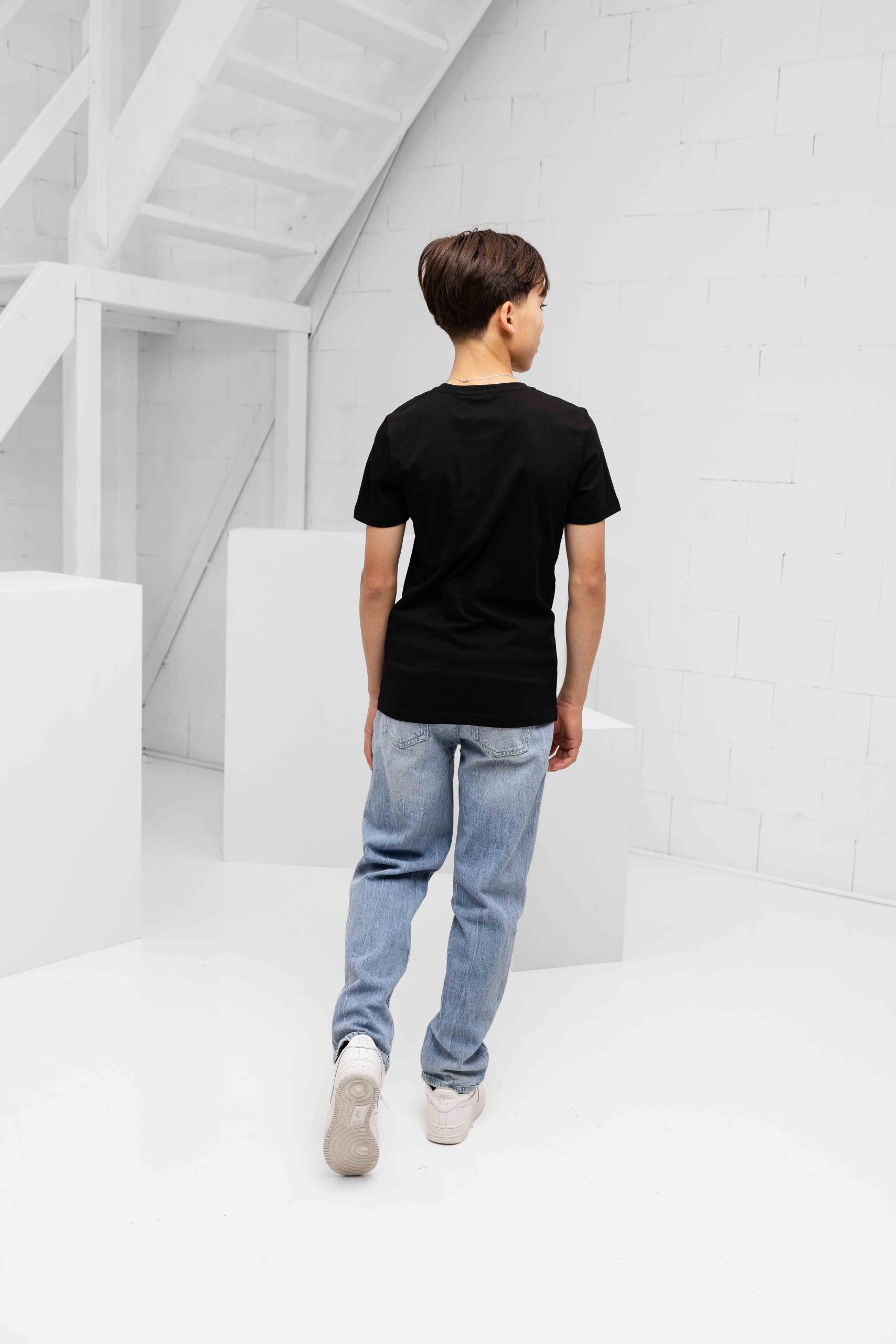 Antony Morato Nero T-Shirt Kids Zwart