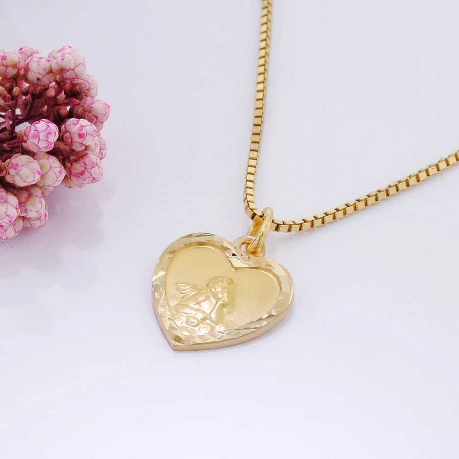 Acalee Kinder-Halskette mit Schutzengel 3338K Gold gold