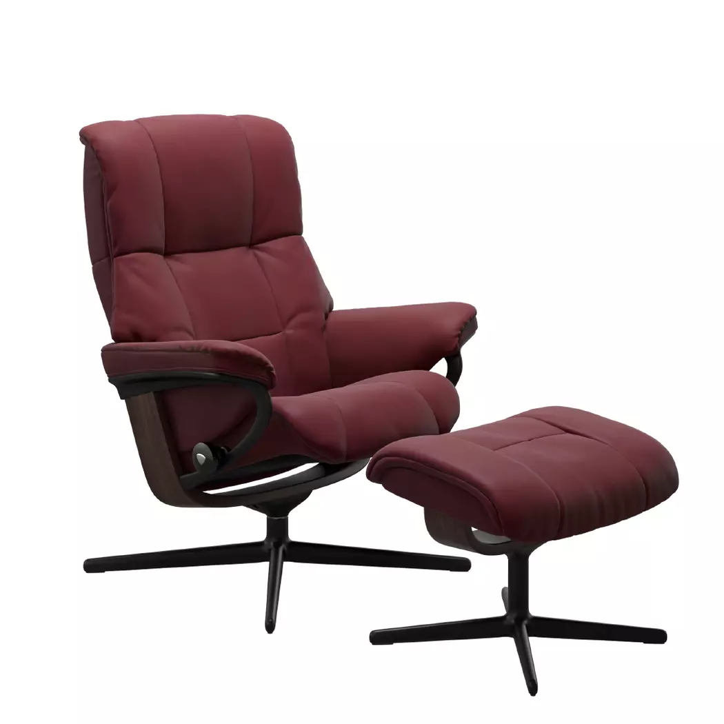 Sessel mit Hocker Mayfair Cross