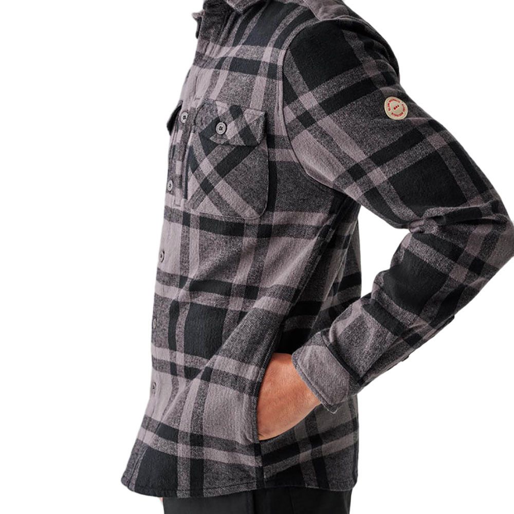 Globe WANDERER - Chemise Homme titanium