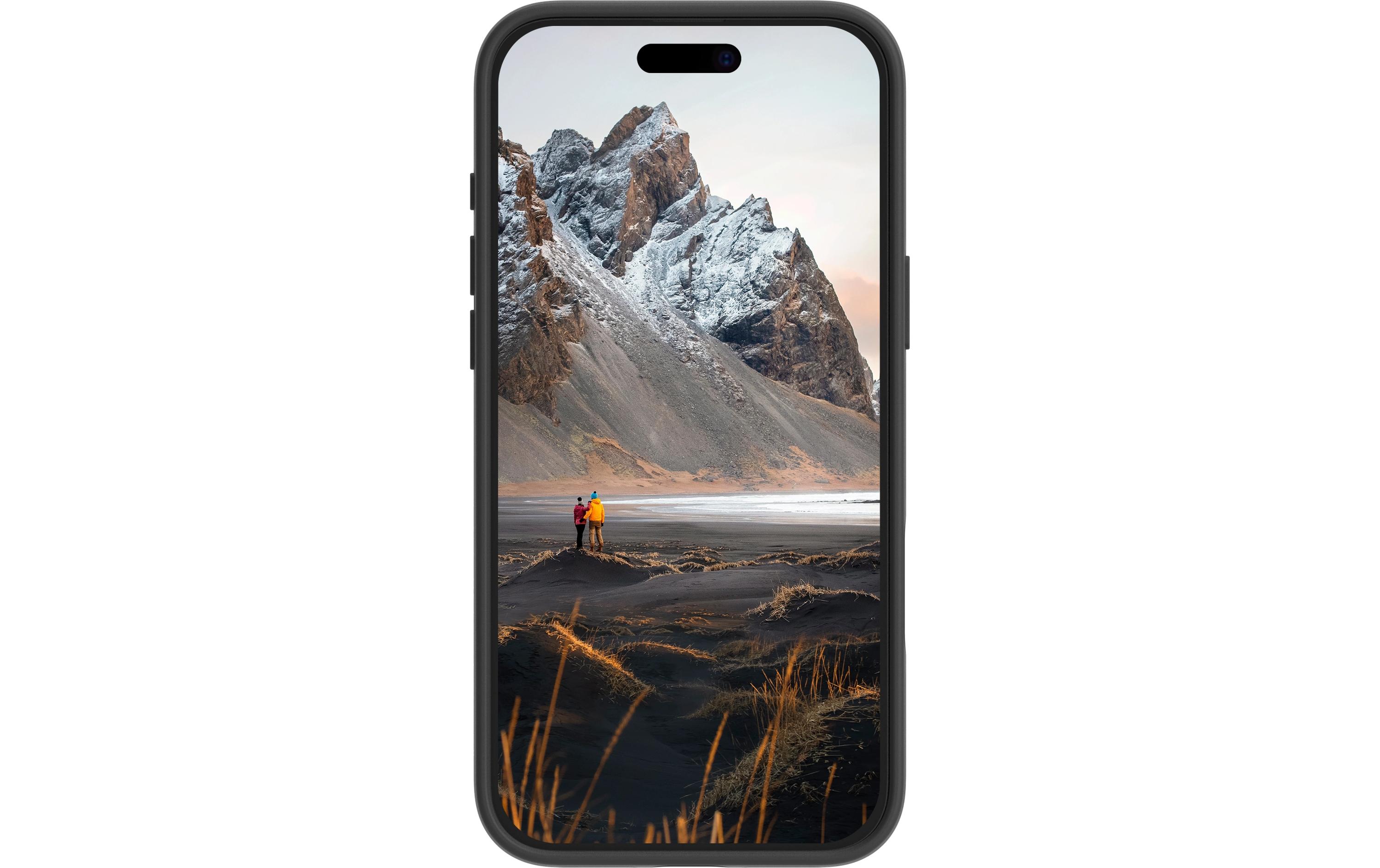Back Cover Iceland Ultra D3O Kick iPhone 16 Plus SchwarzMagSafe-kompatible Schutzhülle mit D3O-Schutz für das Apple iPhone 16 Plus