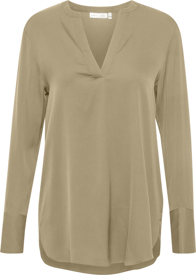 InWear LikoIW Blouse Premium - 93% Silk Cobblestone