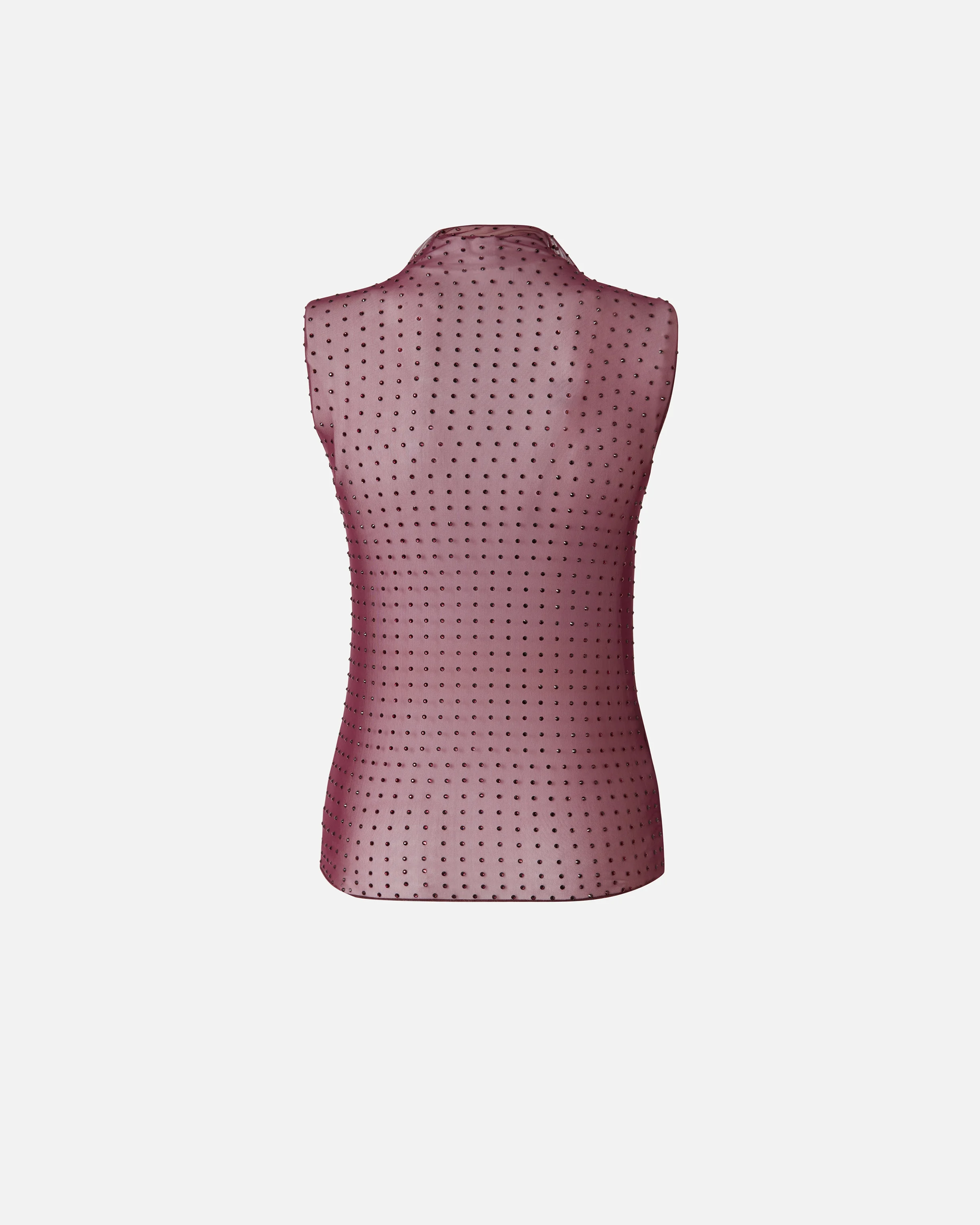 Top sans manches | Rouge