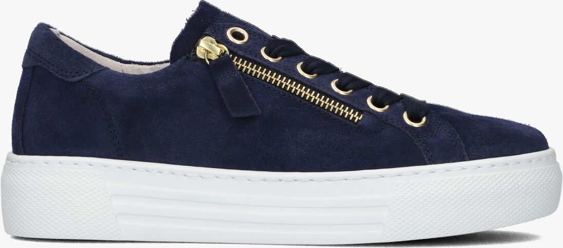blauwe gabor lage sneakers 465