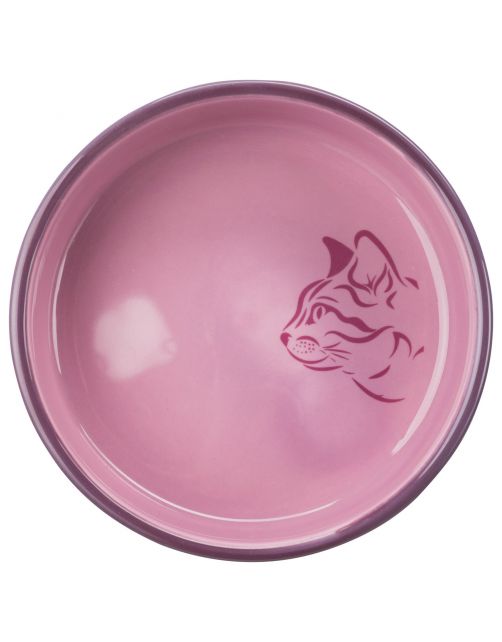 Trixie Voer\/Waterbak - Kattenvoerbak - ø15 cm Assorti