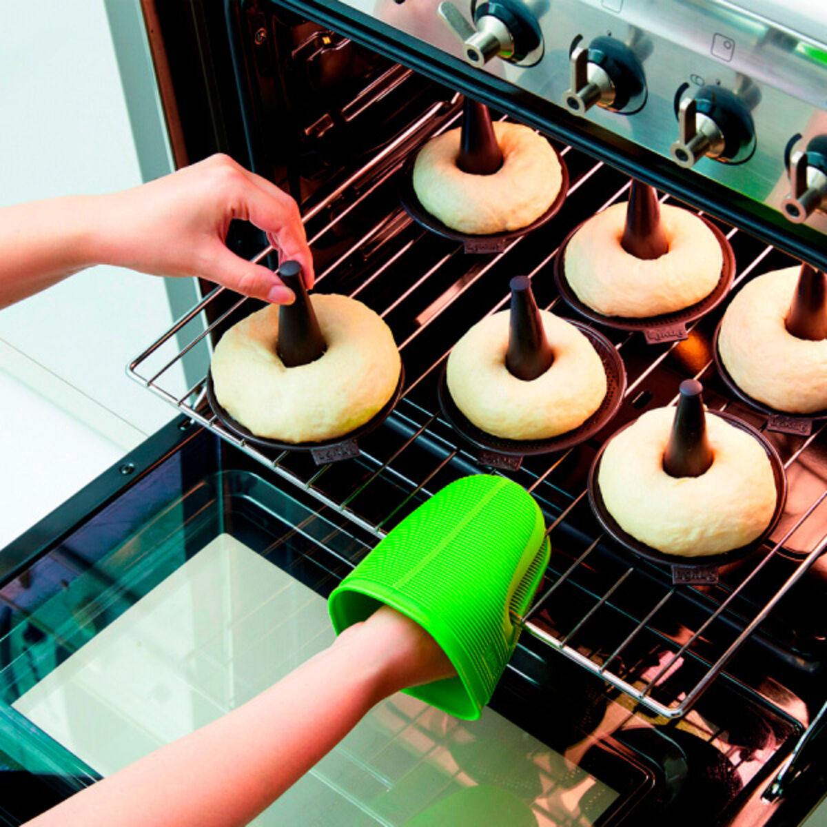 Bagelform Brun 6-pk