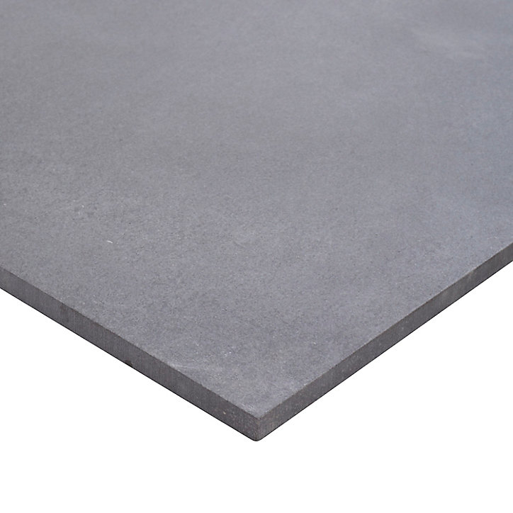 Carrelage sol anthracite 30 x 60 cm Smooth