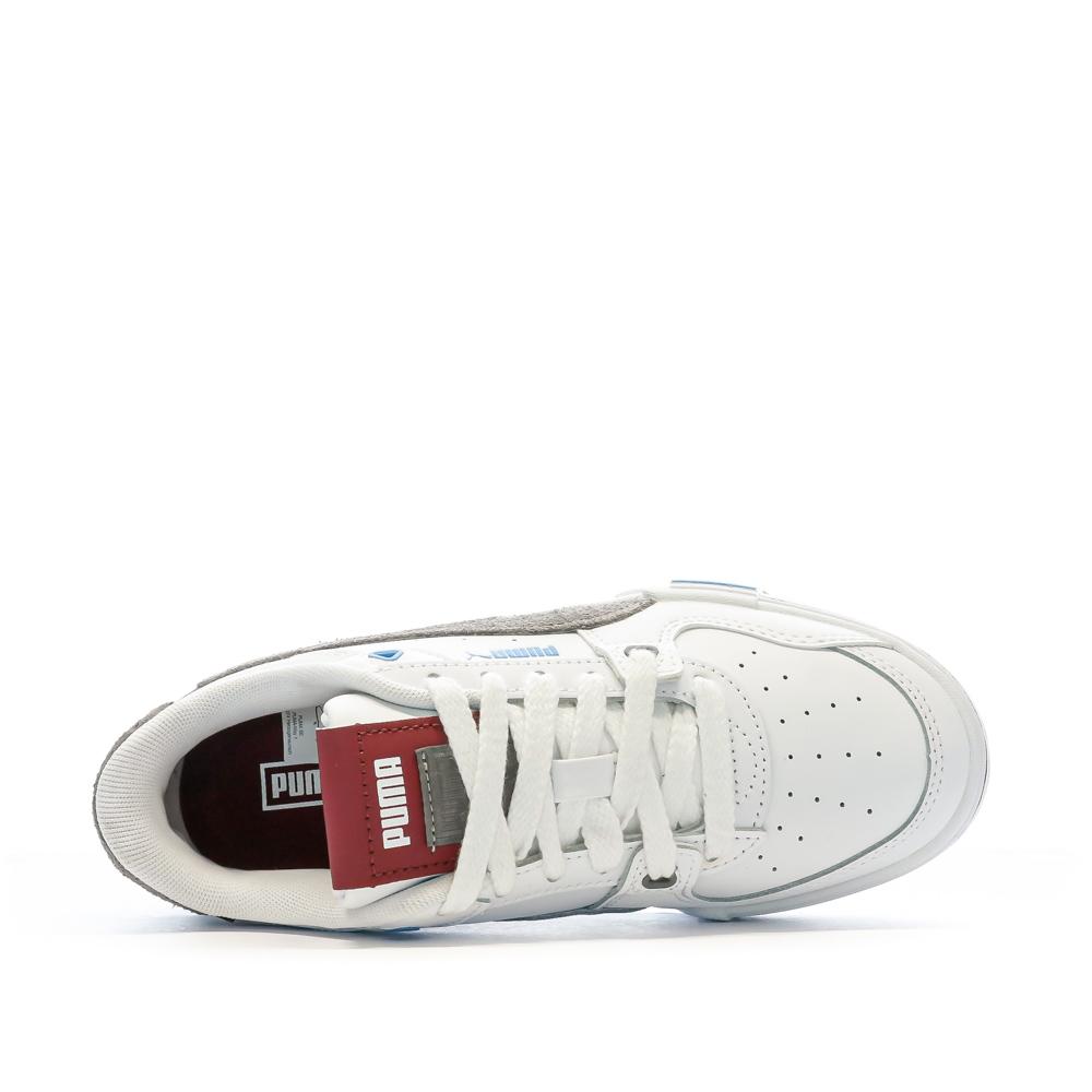 Puma Baskets Blanche/Bordeaux Garçon Puma Glitch Mix