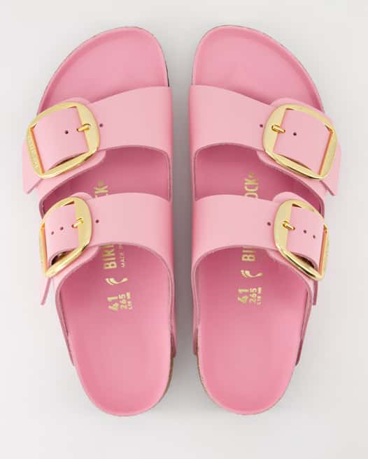Birkenstock Arizona Big Buckle Pantoletten in Rosa