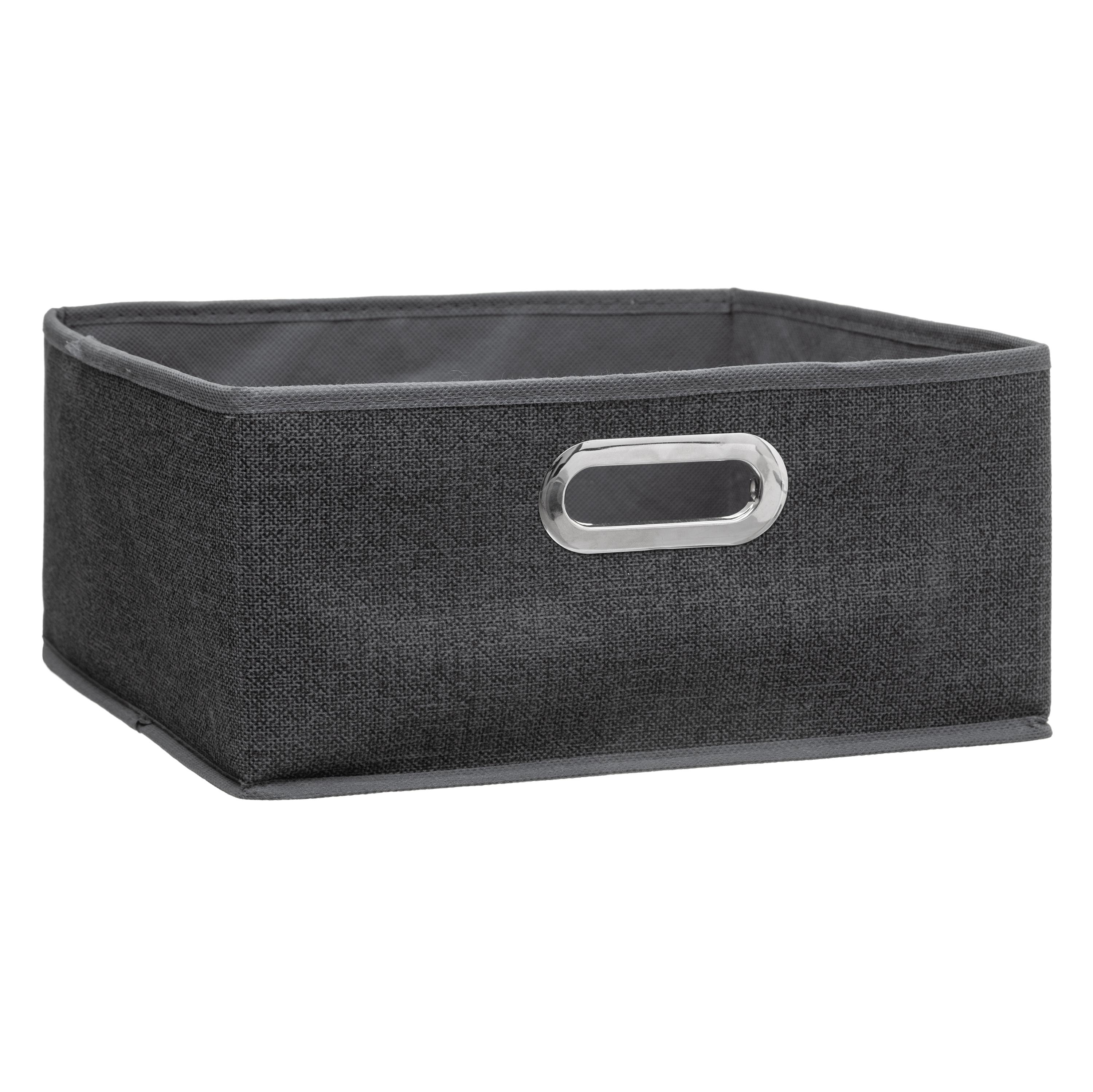 BOITE DE RANGEMENT 31X15CM GRIS FONCE CHINE
