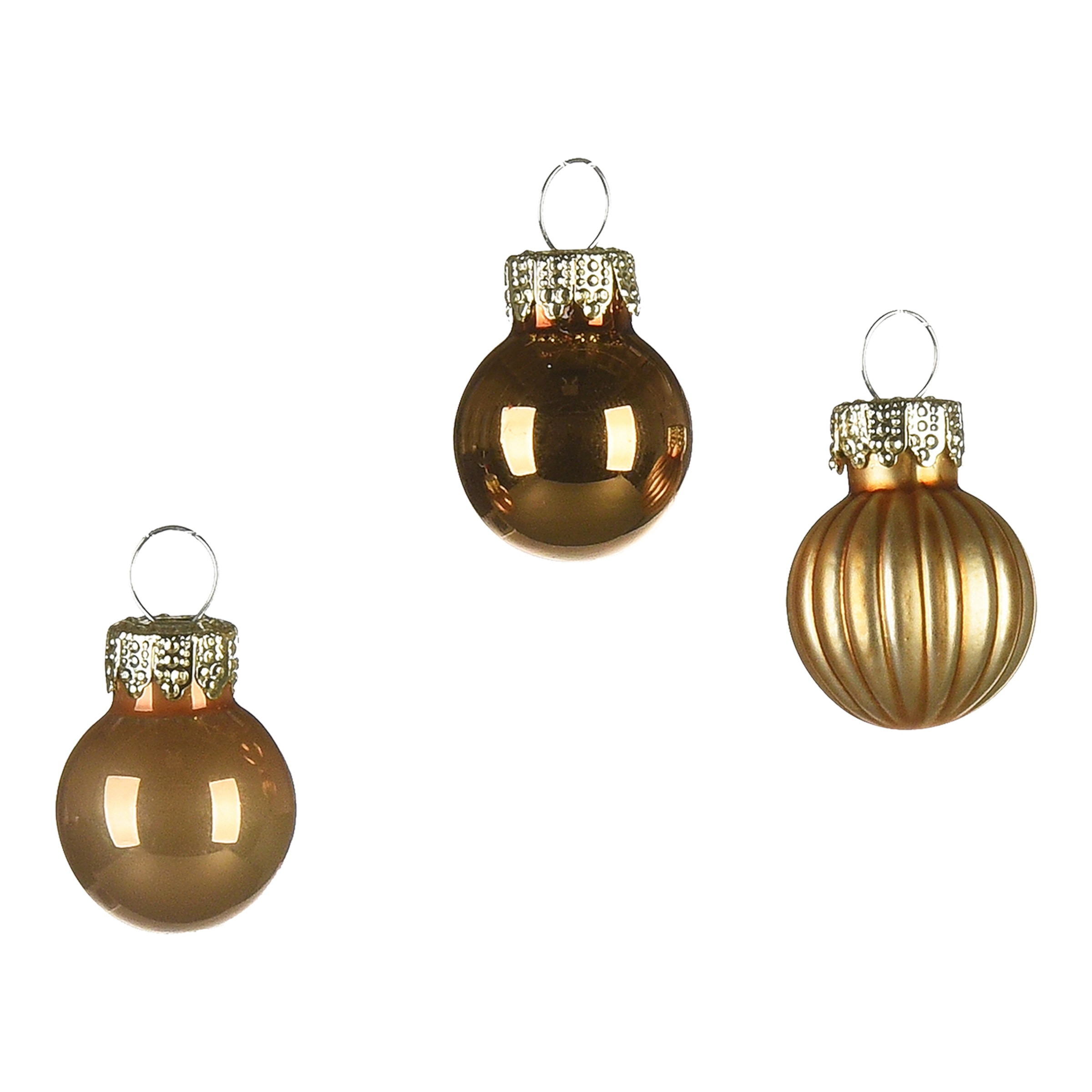 gold, ⌀ 2 cm, 15-teilig